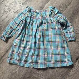Mini Boden Multicolor Plaid Dress